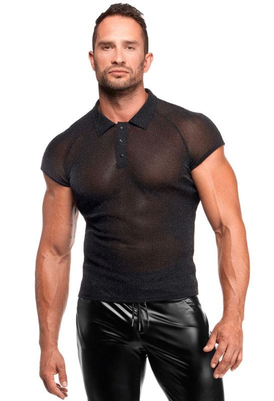 Чоловіче поло Noir Handmade H082 Onyx veil polo XL