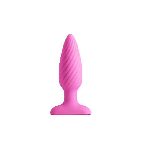 Анальна пробка з вібрацією NS Novelties INYA - Swirl - Pink