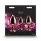 Набір анальних пробок NS Novelties Rear Assets - Trainer Kit - Rose Gold - Pink Gem