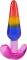 Набір анальних пробок Doc Johnson Crystal Jellies - Anal Trainer Set - Rainbow