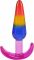 Набір анальних пробок Doc Johnson Crystal Jellies - Anal Trainer Set - Rainbow