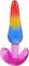 Набір анальних пробок Doc Johnson Crystal Jellies - Anal Trainer Set - Rainbow