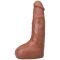 Фалоімітатор, що кінчає Doc Johnson The Realistic Cock ULTRASKYN - Squirting 9,5 Inch Caramel