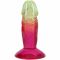 Фалоімітатор Doc Johnson Crystal Jellies - 4.5 Inch Classic Dong - Rainbow