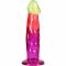 Фалоімітатор Doc Johnson Crystal Jellies - 7.5 Inch Classic Dong - Rainbow