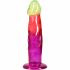 Фалоімітатор Doc Johnson Crystal Jellies - 7.5 Inch Classic Dong - Rainbow