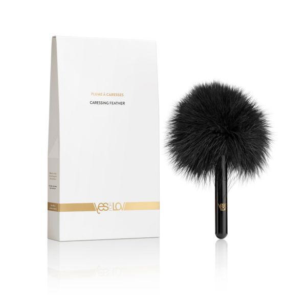 Мітелочка YESforLOV CARESSING FEATHER, пір’їнка індички, 11 см