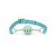 Кляп Liebe Seele Blue Lamb Leather Ball Gag with Velvet Lining