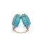 Наручники Liebe Seele Blue Lamb leather Wrist Cuffs with Velvet Lining