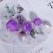 Анальна пробка Liebe Seele Heart-shaped Crystal Anal Plug - Purple Small