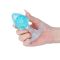 Анальна пробка Liebe Seele Icecream-shaped Crystal Anal Plug - Blue Small
