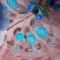 Анальна пробка Liebe Seele Icecream-shaped Crystal Anal Plug - Blue Small