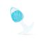Анальна пробка Liebe Seele Icecream-shaped Crystal Anal Plug - Blue Medium