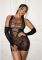Мінісукня Leg Avenue Mini Dress and Matching Gloves One Size Black