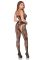 Комплект Leg Avenue Net & Lace Crop Top and Tights One Size Black