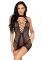Мінісукня Leg Avenue Dotted Halter Mini Dress One Size Black
